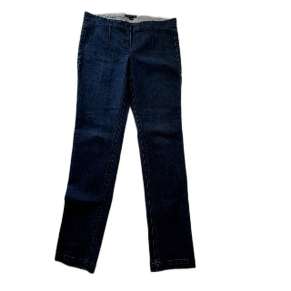 Theory Dark Wash Black Skinny Jeans View 2